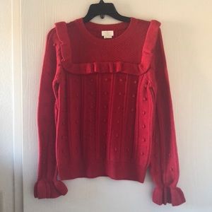Kate Spade Ruffle Sweater